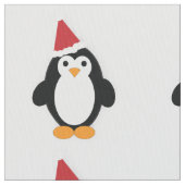 Cute Santa Penguin Stof (Close Up)