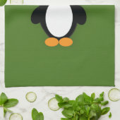 Cute Santa Penguin Theedoek (Gevouwen)