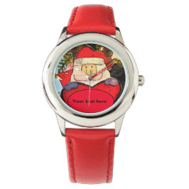 Cute Santa personaliseren Horloge