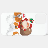 Cute Santa Riding Cocker Spaniel Dog Kerstmis Case-Mate iPhone Case (Achterkant / Rechts)