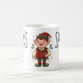 Cute Santa’s Elf Christmas Mug Koffiemok (Center)