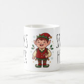 Cute Santa’s Helper Christmas Mug Koffiemok (Center)