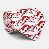 Cute Santa Skull met Stropdas snoeprietjes (Opgerold)