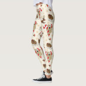 Cute Santa Sloth Prettige feestdagen Leggings (Links)