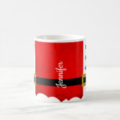 Cute Santa Suit persoonlijke kerstMok Koffiemok (Center)