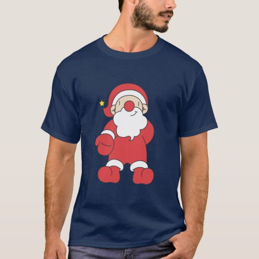 Cute Santa T-shirt (Voorkant)