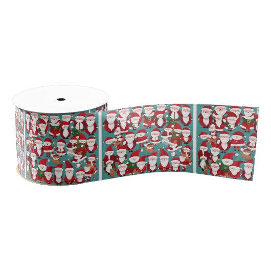 Cute Santas Grosgrain Lint (Spoel)