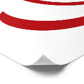 Cute Santas key kerstvakantiedecor Poster (Hoek)