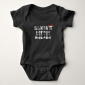 Cute Santa's Little Helper Rompertje Romper (Voorkant)