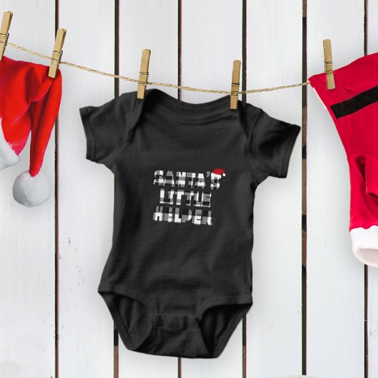Cute Santa's Little Helper Rompertje Romper