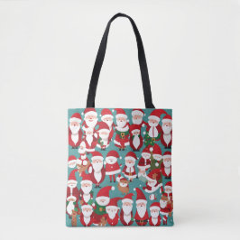 Cute Santas Tote Bag