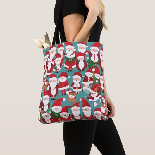 Cute Santas Tote Bag (Dichtbij)