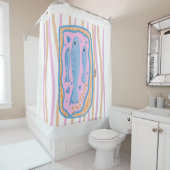 Cute Sardine Art Douchegordijn (In situ)