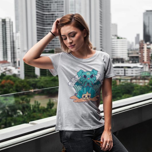 Cute Satanic Monster Dog T-shirt