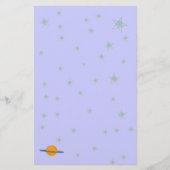 Cute Saturn Stationery Briefpapier (Voorkant)