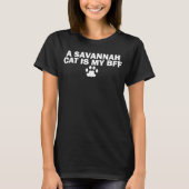 Cute Savannah Cat Breed T-shirt (Voorkant)