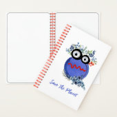 Cute Save The Planet Collection Spiraal Notebook Notitieboek (Binnen)