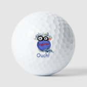 Cute Save the Planet Golf Balls Golfballen (Voorkant)