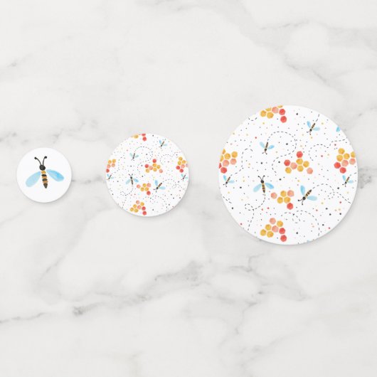 Cute Scandi Bee Confetti (Voorkanten)