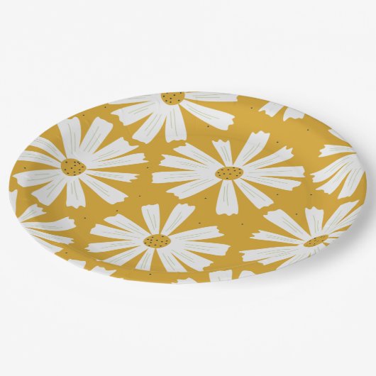 Cute Scandi Daisy Paper Bord (Gekanteld)