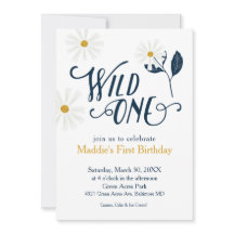 Cute Scandi Daisy Wild een eerste verjaardag