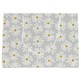 Cute Scandi Daisy Wrapping Large Gift Bag Groot Cadeauzakje