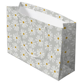 Cute Scandi Daisy Wrapping Large Gift Bag Groot Cadeauzakje