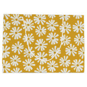 Cute Scandi Daisy Wrapping Large Gift Bag Groot Cadeauzakje (Achterkant)