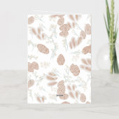 Cute Scandi happy Easter waterverf foto Folie Wenskaart (Achterkant)