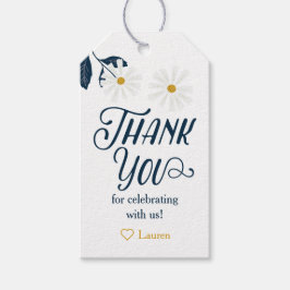 Cute Scandi Madeliefje Bedankkaartjes Cadeaulabel