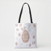 Cute Scandi Paasjacht waterverf Tote Bag (Voorkant)
