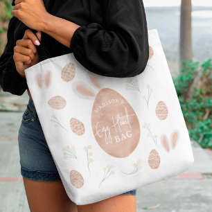Cute Scandi Paasjacht waterverf Tote Bag