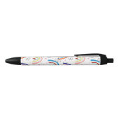 Cute Scandi Rainbow Zwarte Inkt Pen (Bovenkant)