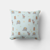 Cute Scandinavian Animals Pattern Kussen (Voorkant)