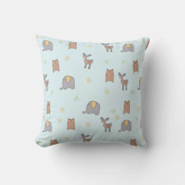 Cute Scandinavian Animals Pattern Kussen