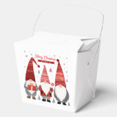 Cute Scandinavian Christmas Gnomes Favor Box Bedankdoosjes (Voorkant)