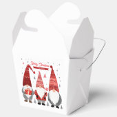 Cute Scandinavian Christmas Gnomes Favor Box Bedankdoosjes (Open)