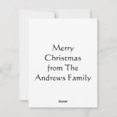 Cute Scandinavian Gnome Buffalo Play Holiday Kaart (Achterkant)