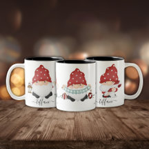 Cute Scandinavian Kerstgnomen met naam