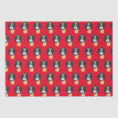 Cute Scandinavian Lion Kinder Pattern Tissuepapier (Voorkant)