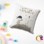 Cute Scandinavian Little Explorer Kinder Kussen