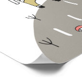 Cute Scandinavian Little Explorer Kinder Poster (Hoek)