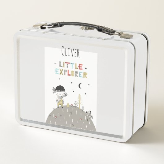 Cute Scandinavian Little Explorer Personalized (Achterkant)