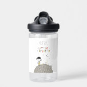 Cute Scandinavian Little Explorer Personalized Waterfles (Voorkant)