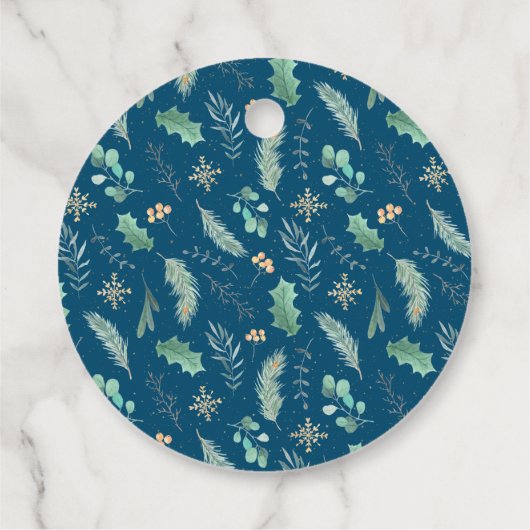 Cute Scandinavian Winter 1e verjaardag Dank u Bedankjes Labels (Achterkant)