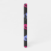 Cute Scare Colorful Pumpkins Faces Halloween iPhone Hoesje (Rechterkant)