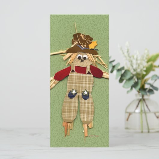 Cute Scarecrow Bladwijzer (Staand voorkant)