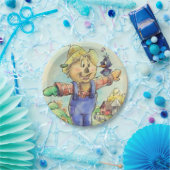 Cute scarecrow paper borden papieren bordje (Feest)