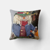 CUTE ***SCARECROW *** PILLOW & LEAVES OP DE ACHTER KUSSEN (Achterkant)