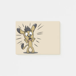 Cute Scared dog Post-it® Notes